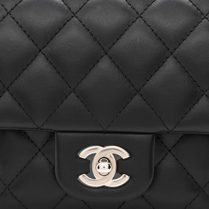 Chanel Calfskin Quilted CC Uniform Flap Belt Bag Black 9 of 11