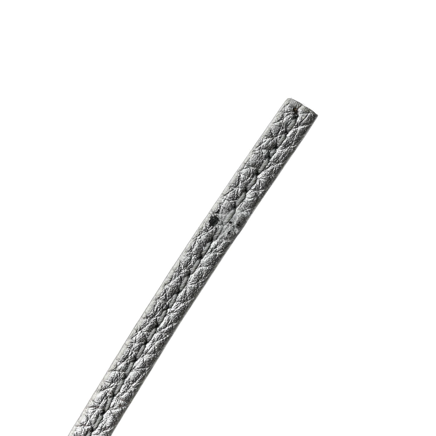 Metallic Grained Calfskin Neo Classic Silver Hardware Mini City Silver