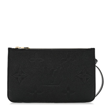 Louis Vuitton Empreinte Monogram Giant Neverfull MM Pochette Black 1 of 6