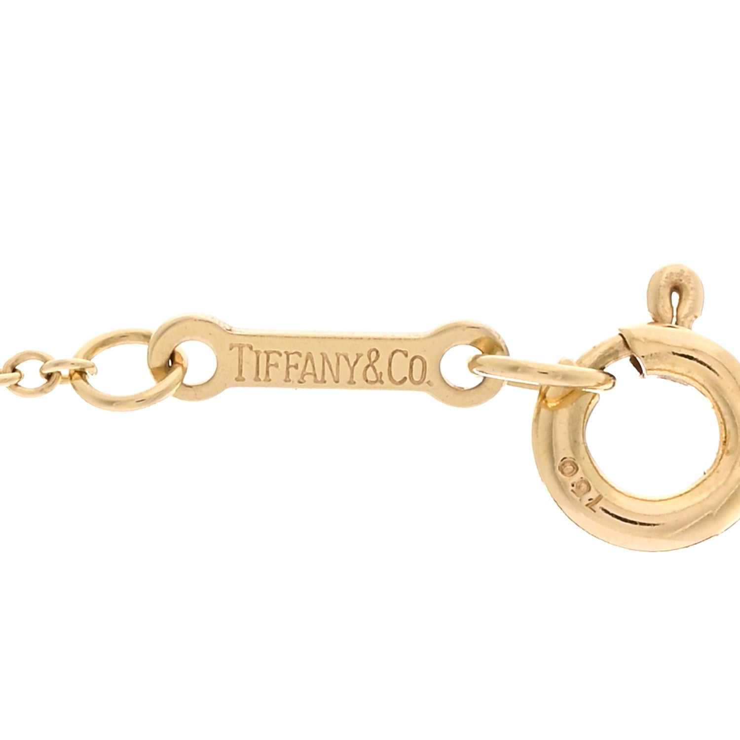 Tiffany 18K Yellow Gold Mini Paloma Picasso Graffiti X Pendant Necklace 4 of 4
