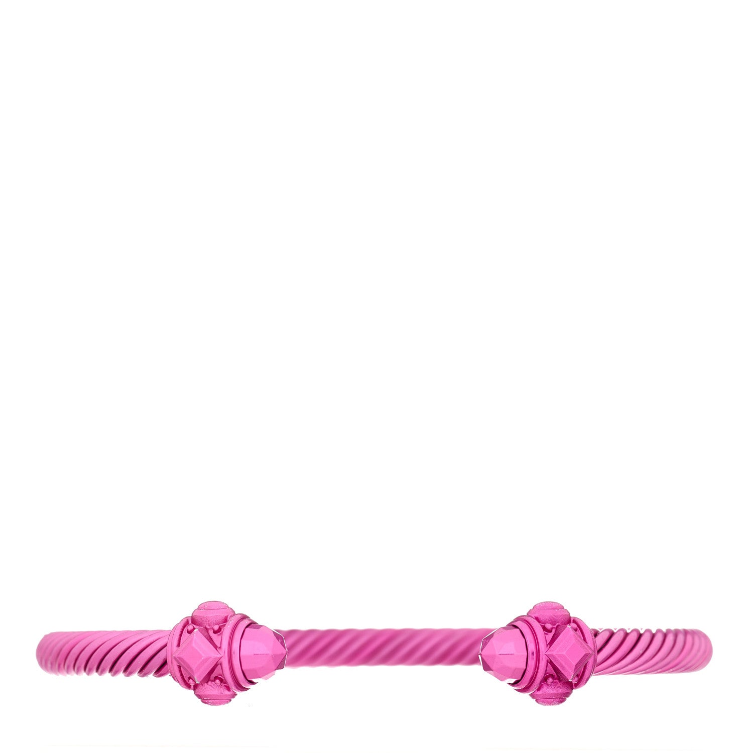 David Yurman Aluminum 5mm Renaissance Bracelet Hot Pink 1 of 5