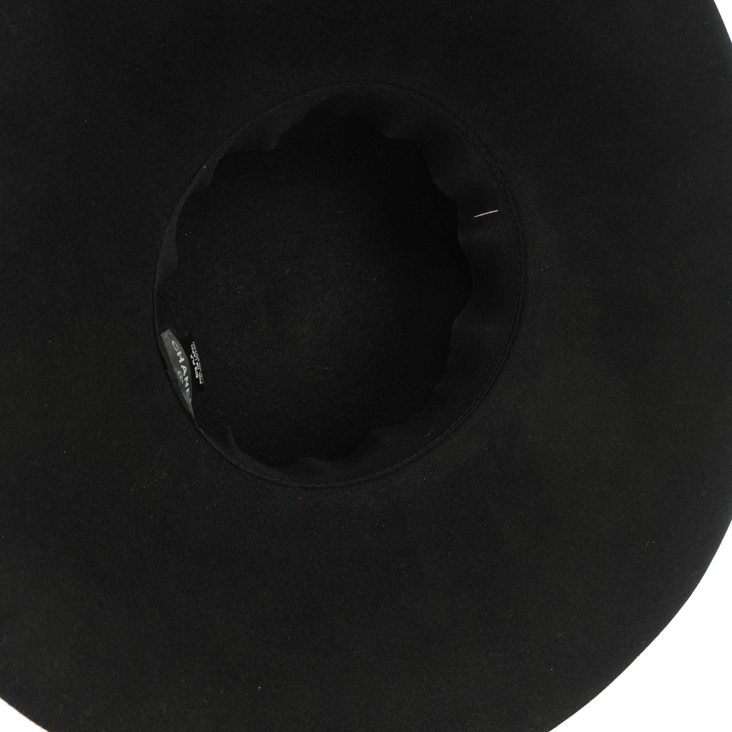 Chanel Felt CC Floppy Hat L Black 3 of 7
