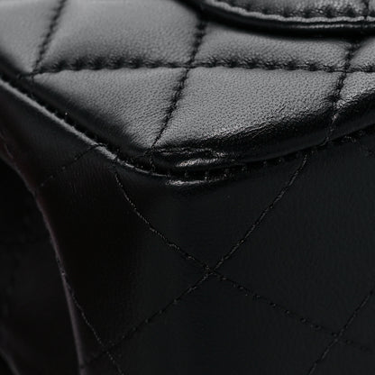 Chanel Lambskin Quilted Mini Rectangular Flap Black 10 of 15