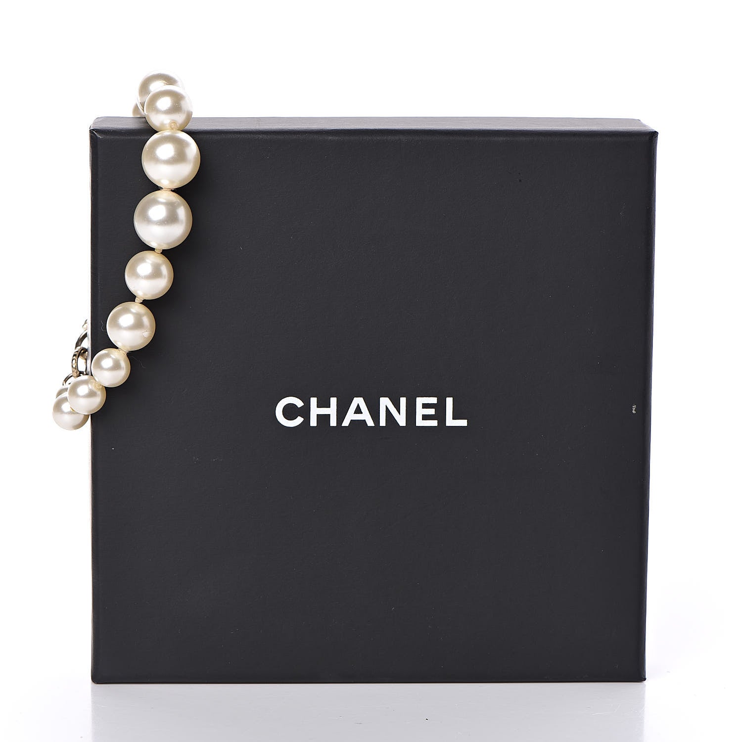 Chanel Pearl Crystal CC Bracelet Gold 5 of 5