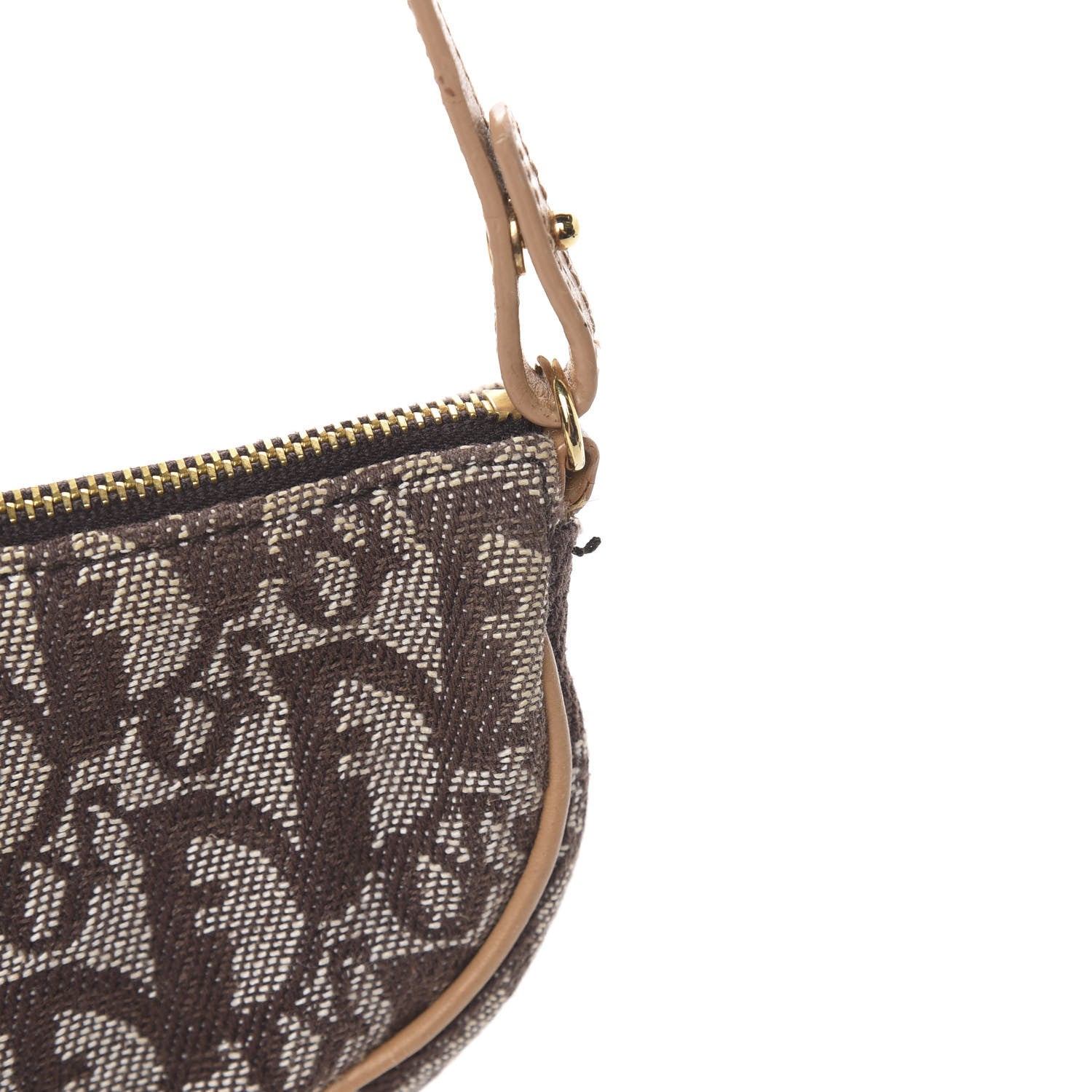 Christian Dior Monogram Mini Saddle Pochette Brown 10 of 11