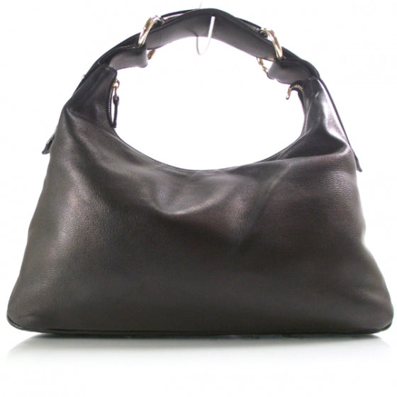 Gucci Leather Medium Horsebit Chain Hobo 1 of 11