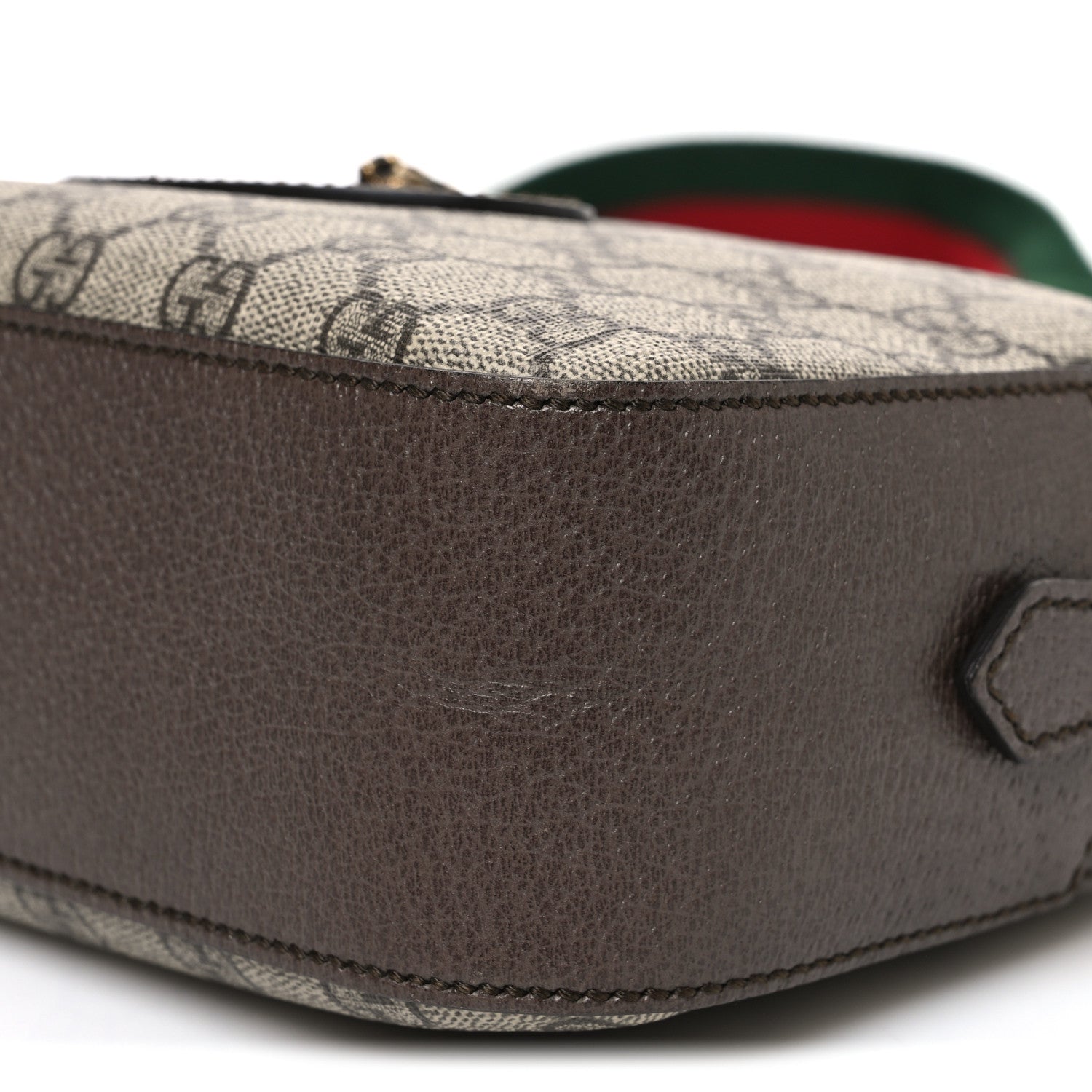 Gucci GG Supreme Monogram Web Neo Vintage Shoulder Bag Beige New Acero Crop 10 of 10