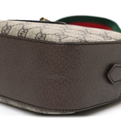Gucci GG Supreme Monogram Web Neo Vintage Shoulder Bag Beige New Acero Crop 10 of 10