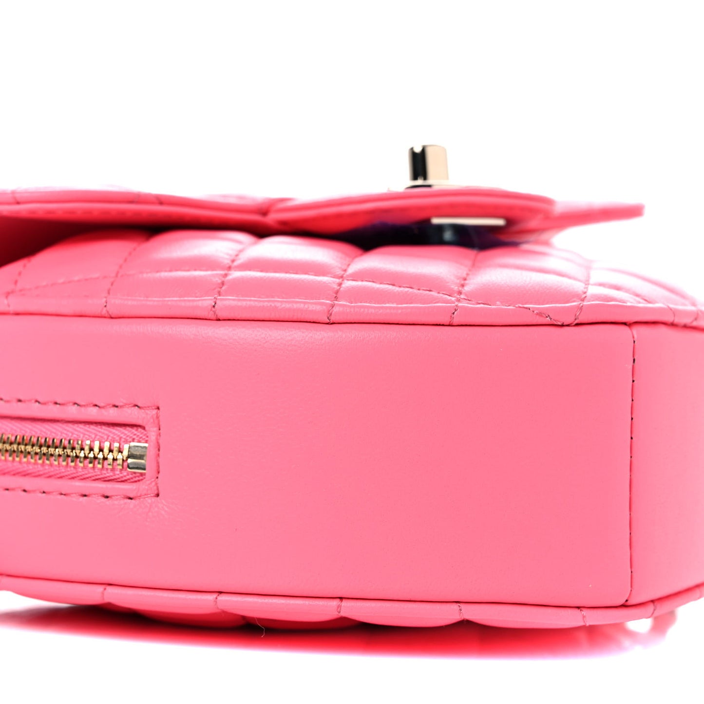 Lambskin Quilted CC In Love Heart Bag Pink