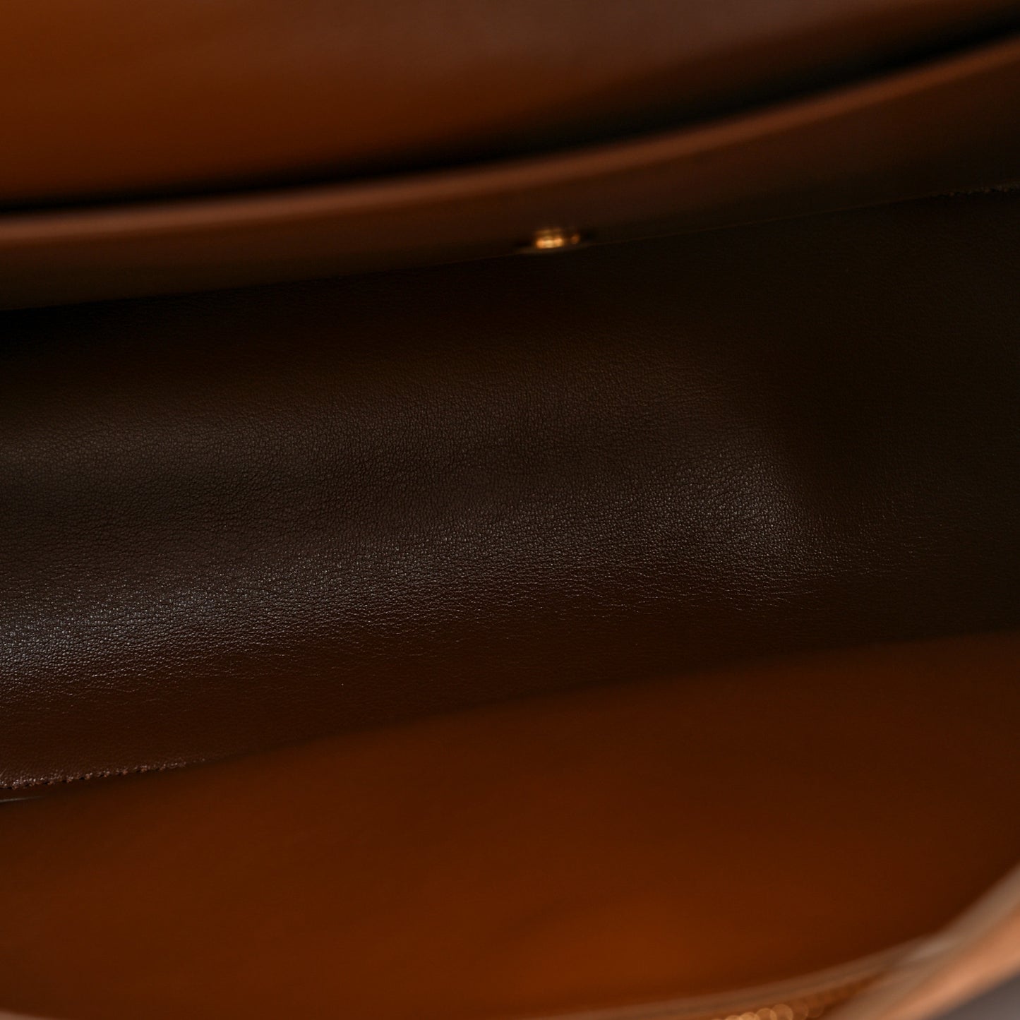 Suede Calfskin Small Souplissimo Maxi Flap Camel