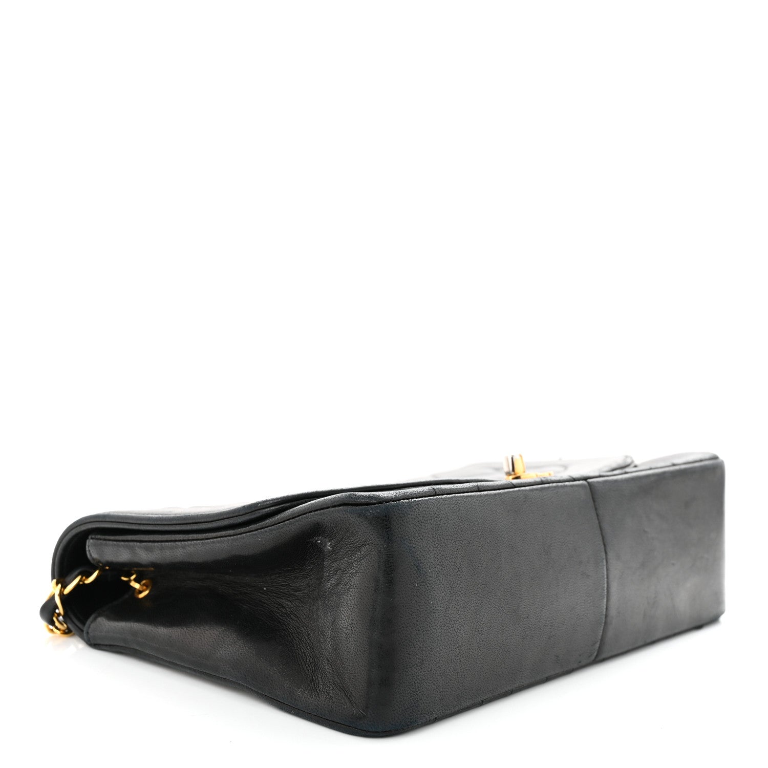 Chanel Lambskin Quilted Medium Single Flap Black 4 of 15