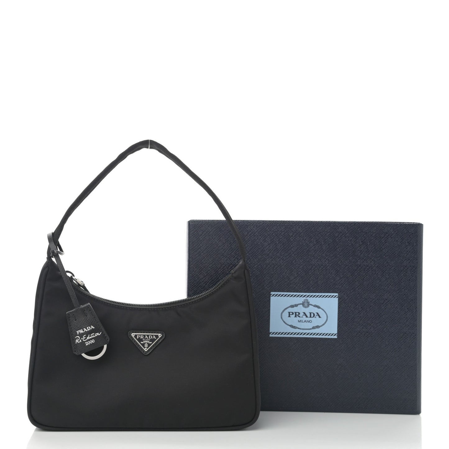 Tessuto Nylon Mini Re-Edition 2000 Bag Black