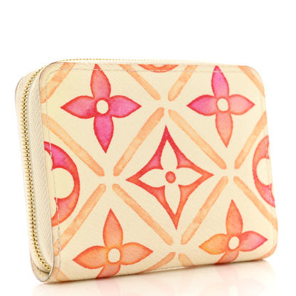 Louis Vuitton Monogram LV By The Pool Zippy Coin Purse Coral 3 of 10