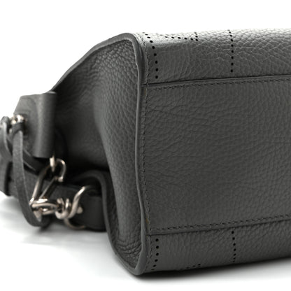 Balenciaga Veau Grana Perforated Blackout Hardware S City Gris Acier 10 of 11