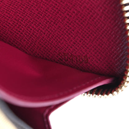 Louis Vuitton Monogram Clemence Wallet Fuchsia 7 of 8