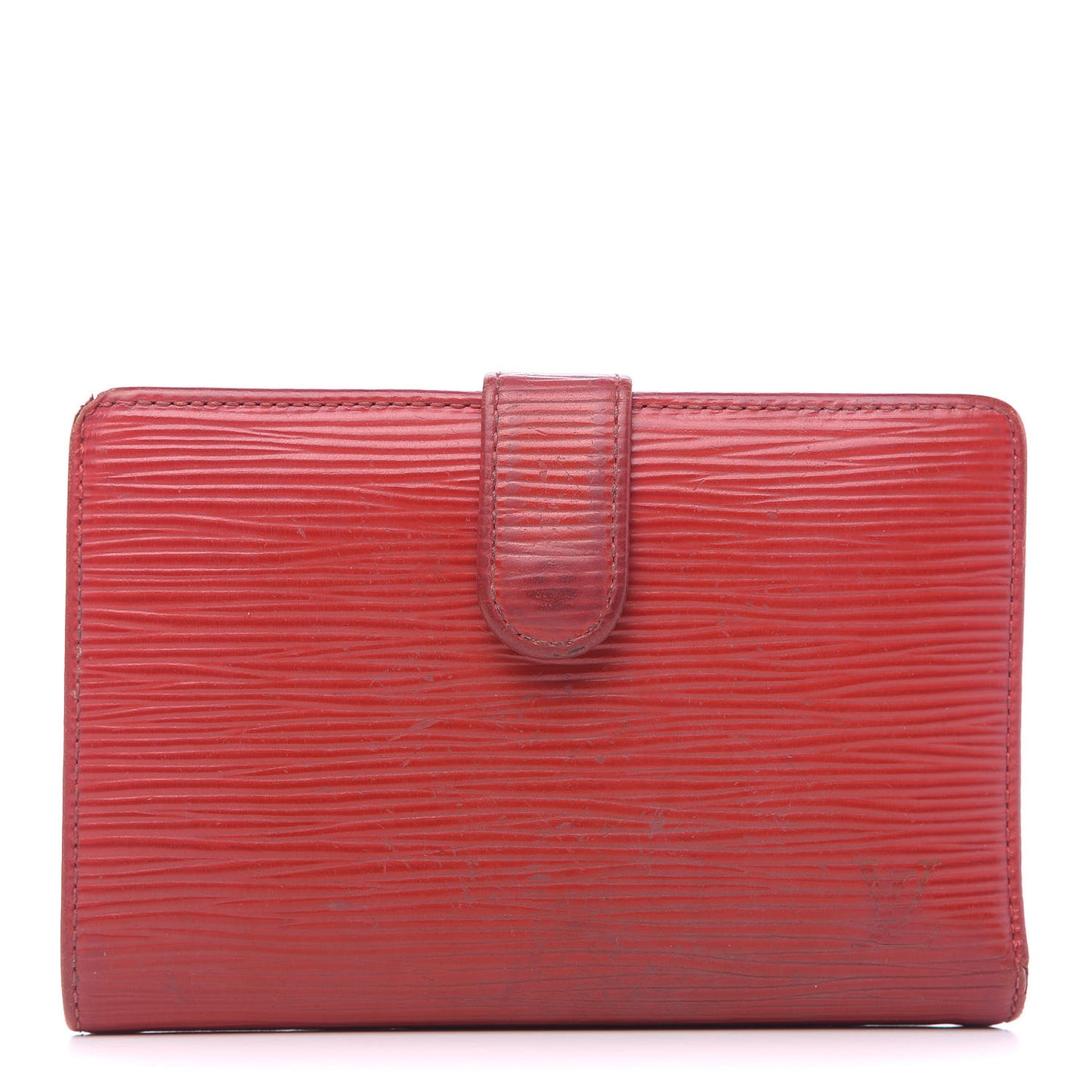 Epi French Purse Wallet Castillan Red