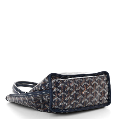 Goyard Goyardine Reversible Mini Anjou Navy 7 of 16