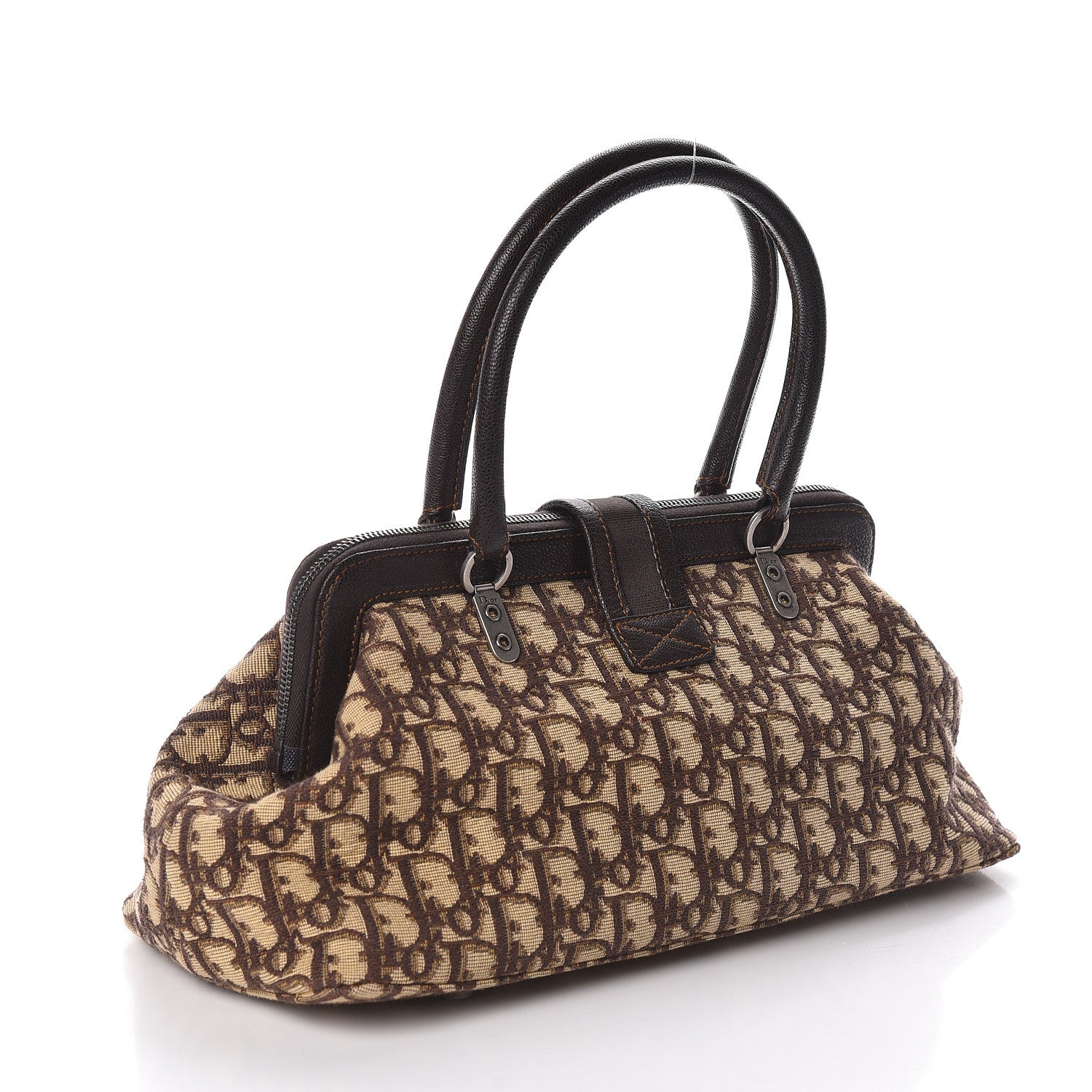 Christian Dior Monogram Flight Tote Brown 3 of 10