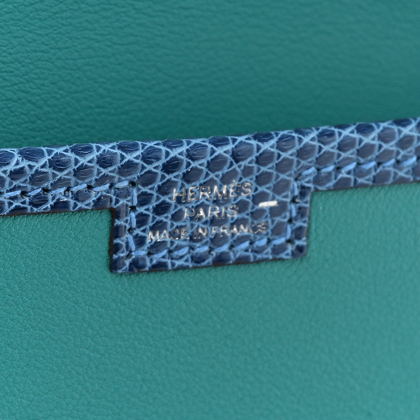 Swift Lizard Jige Elan Touch 29 Clutch Bleu Paon Mykonos