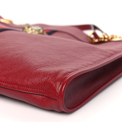 Gucci Calfskin Large Rajah Chain Tote Romantic Cherry 11 of 11