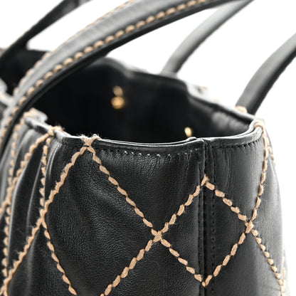 Chanel Calfskin Wild Stitch Large Tote Black 17 of 17