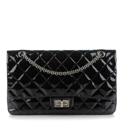 Chanel Patent Quilted 2.55 Reissue 227 Flap Black 1 of 8