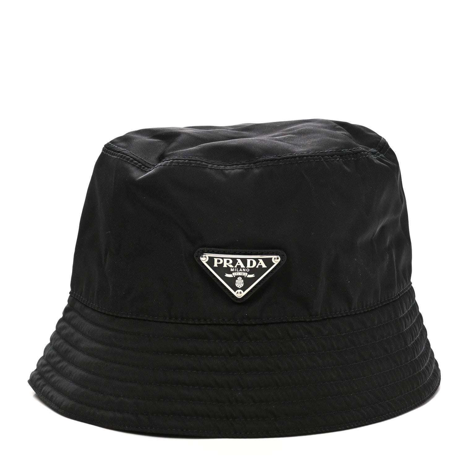 Prada Nylon Bucket Hat M Black 3 of 8