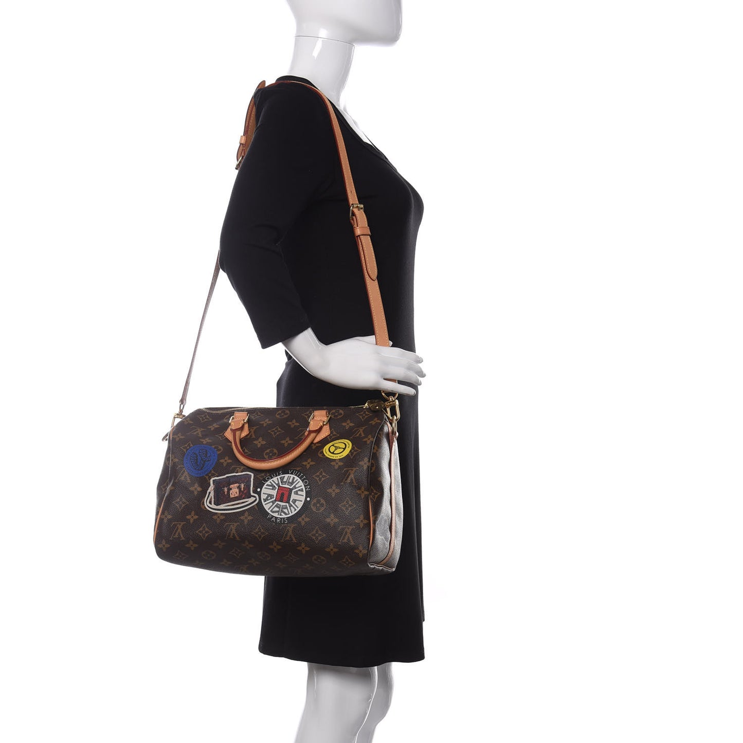 Monogram World Tour Speedy Bandouliere 30