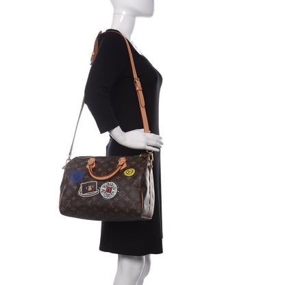 Louis Vuitton Monogram World Tour Speedy Bandouliere 30 2 of 10