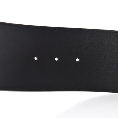 Gucci Moon Calfskin Pearl Double G 70mm Belt 85 34 Black Cream 8 of 8
