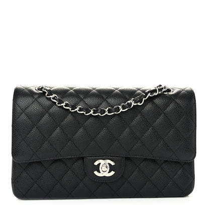 Chanel Caviar Quilted Medium Double Flap Black 1 of 10