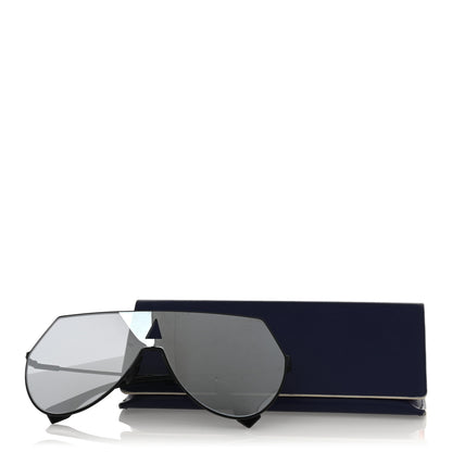 Fendi Metal Mirrored Eyeline Sunglasses FF 0193/S Black 7 of 7