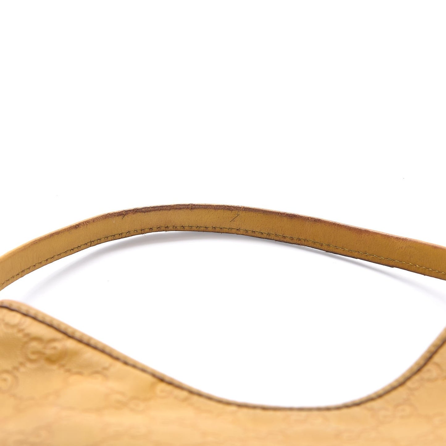 Guccissima Medium New Britt Hobo Yellow