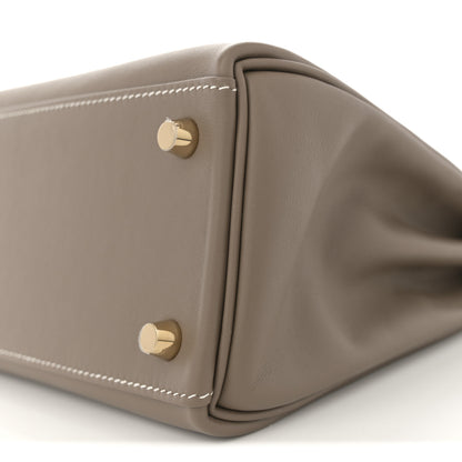 Hermes Swift Kelly Retourne 25 Etoupe 10 of 12