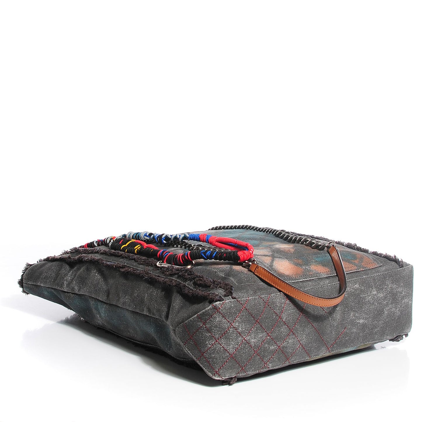 Canvas Large Graffiti Tote Black