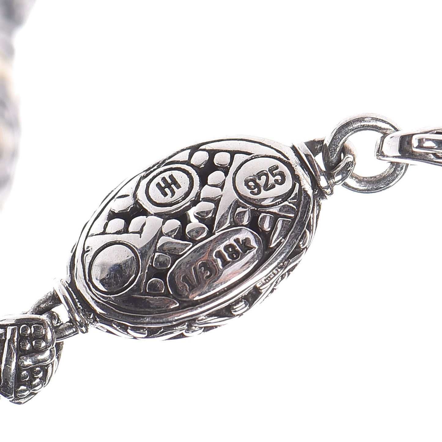 Sterling Silver 18K Yellow Gold Jaisalmer Oval Station Necklace
