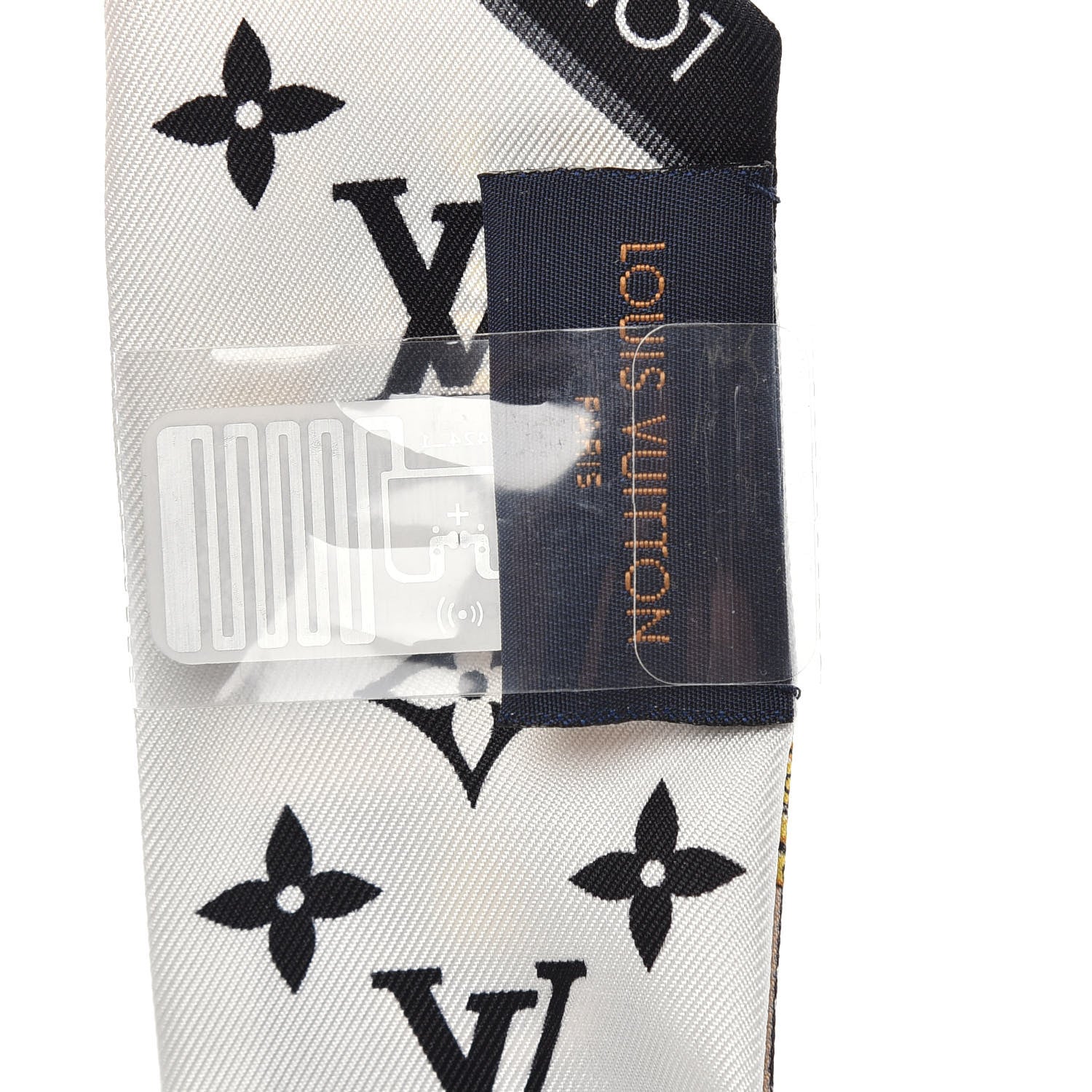 Louis Vuitton Silk Monogram Let's Go BB Bandeau Black 3 of 3