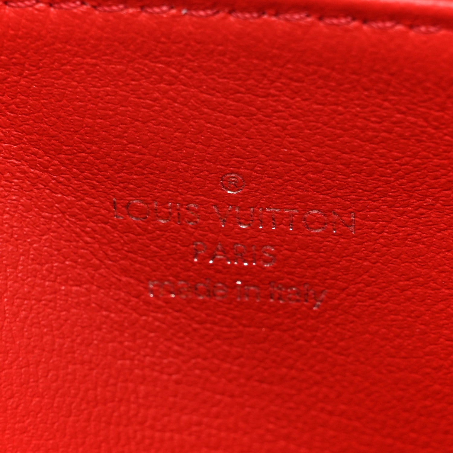 Louis Vuitton Lambskin Embossed Monogram Coussin PM Bleu 8 of 10