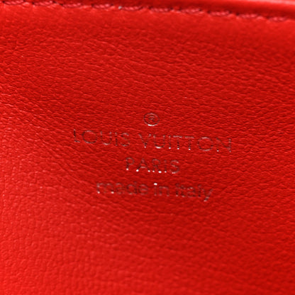 Louis Vuitton Lambskin Embossed Monogram Coussin PM Bleu 8 of 10