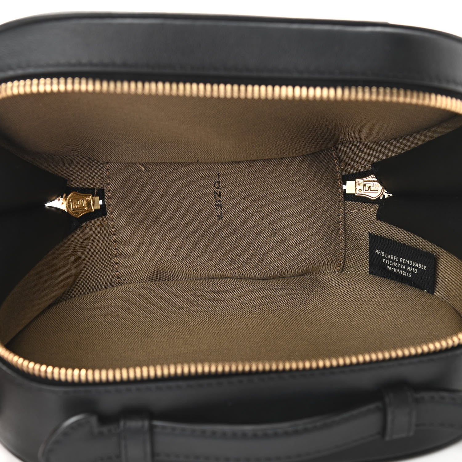 Fendi Vitello Grace Matte Mini O'Lock Camera Case Black 5 of 10