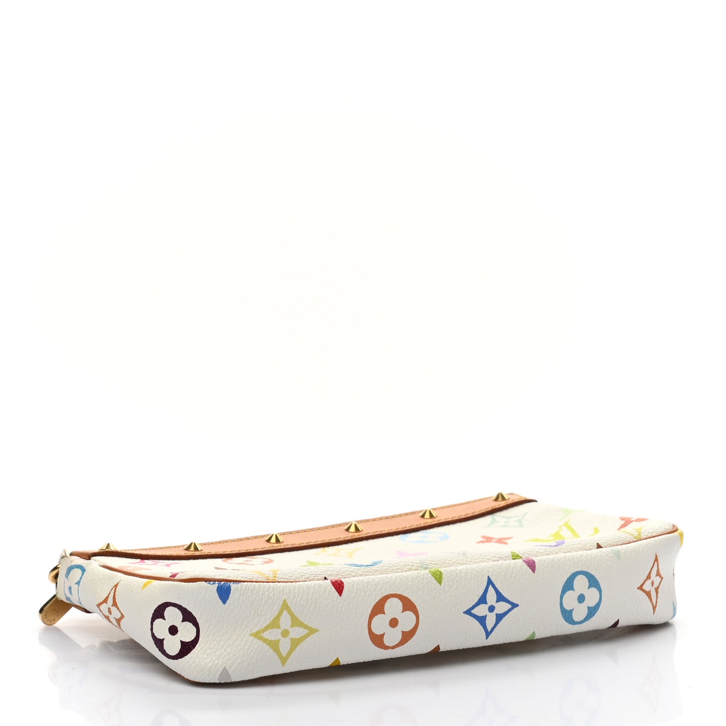 Monogram Multicolor Pochette Accessories White