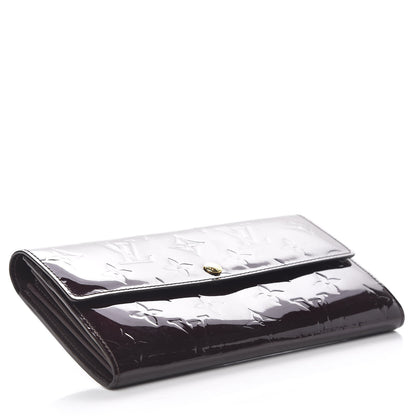 Louis Vuitton Vernis Sarah Wallet Amarante 4 of 9