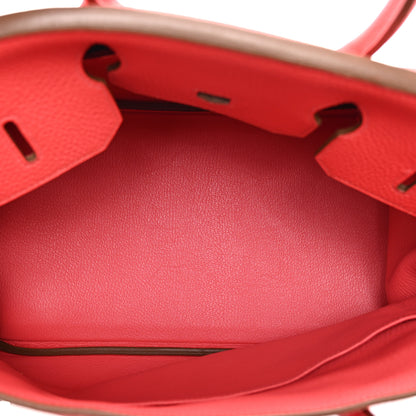 Hermes Togo BIRKIN 35 Rouge Pivoine 5 of 10