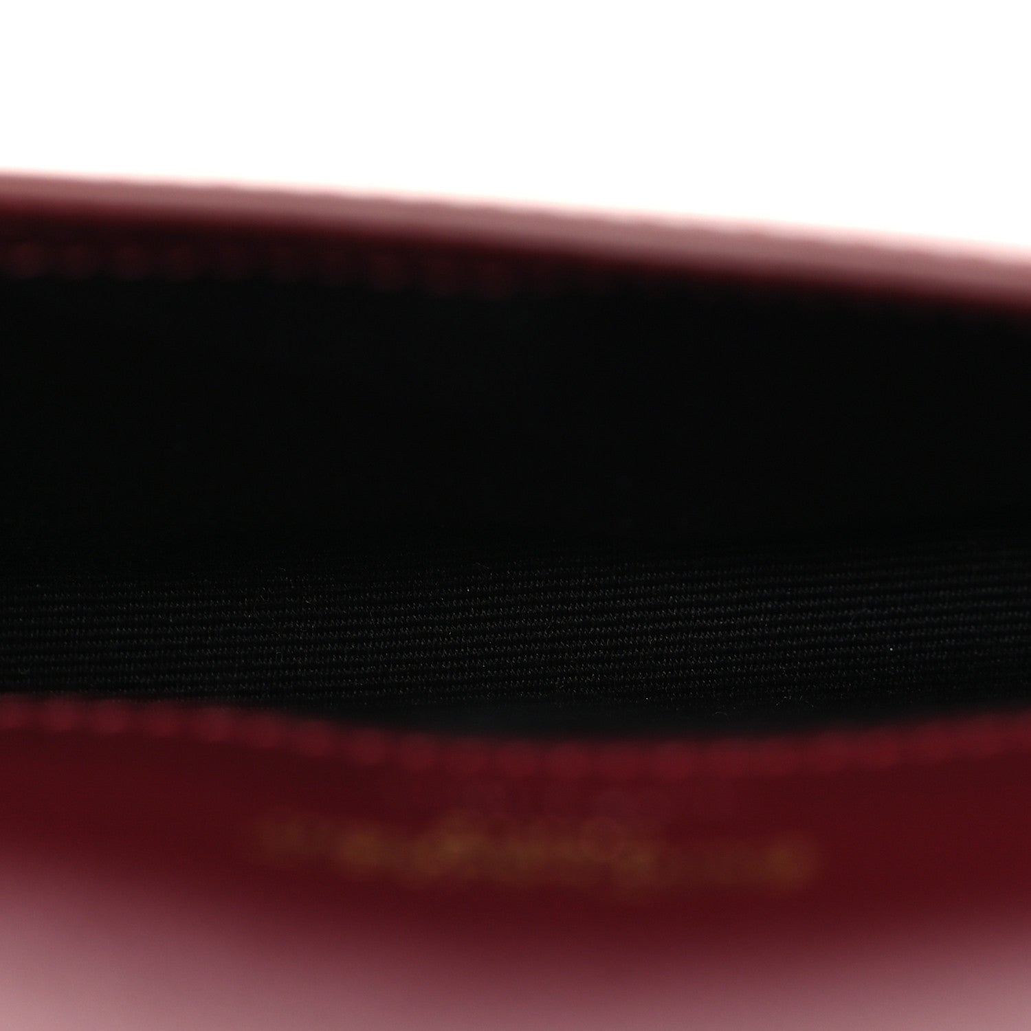 Saint Laurent Patent Monogram Phone Holder Crossbody Chataigne 5 of 9