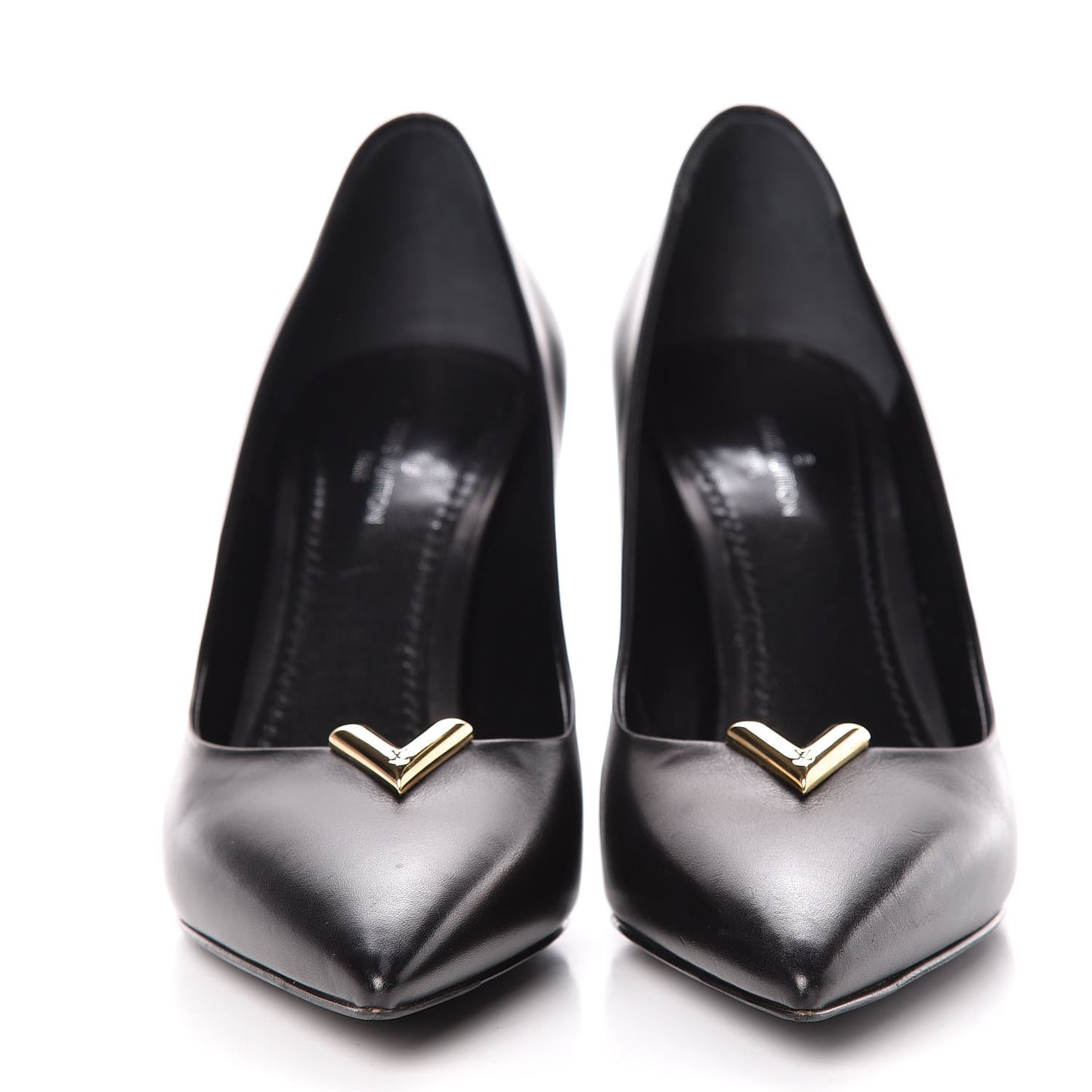 Calfskin Heartbreaker Pumps 36 Black
