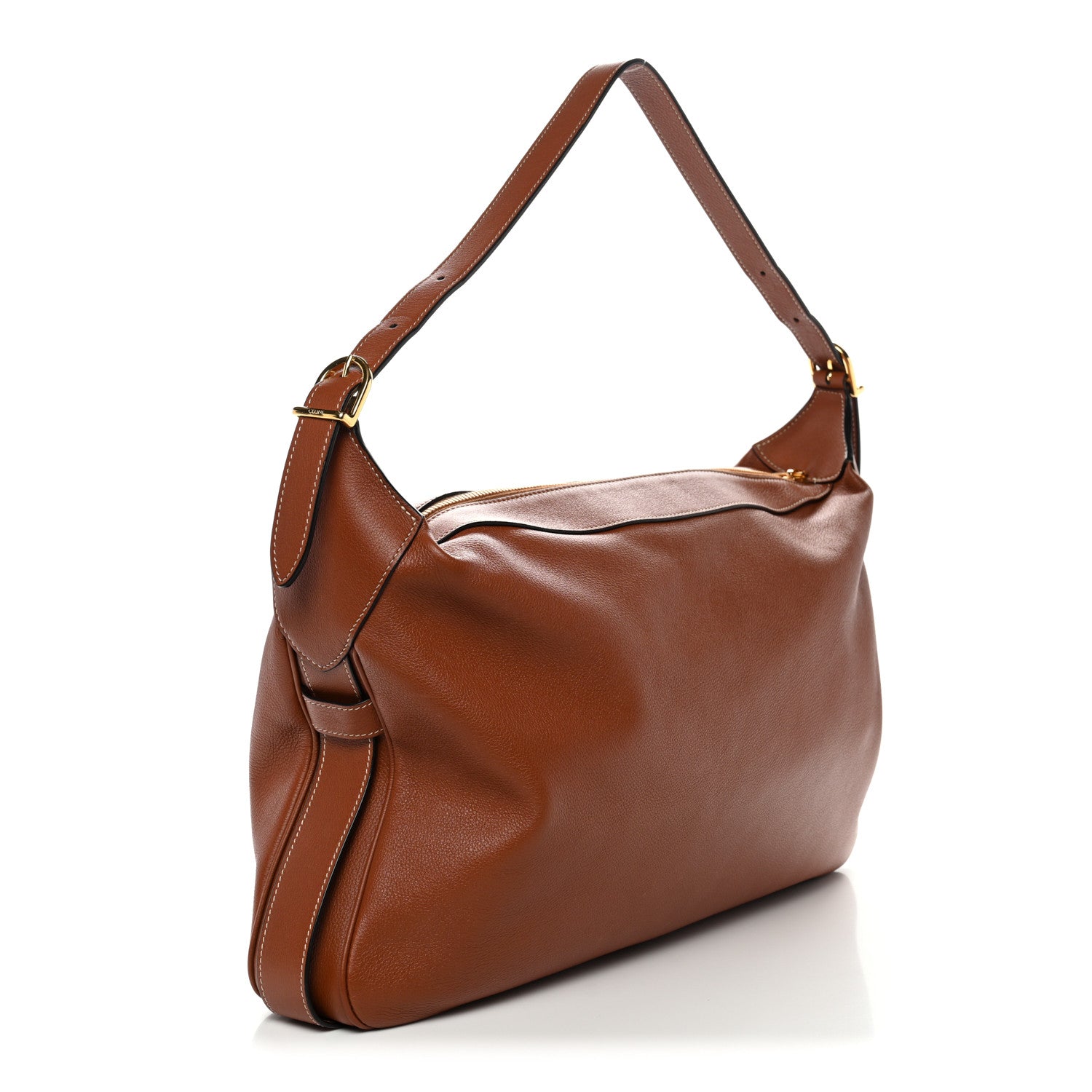 Celine Supple Calfskin Large Romy Shoulder Bag Tan 3 of 11