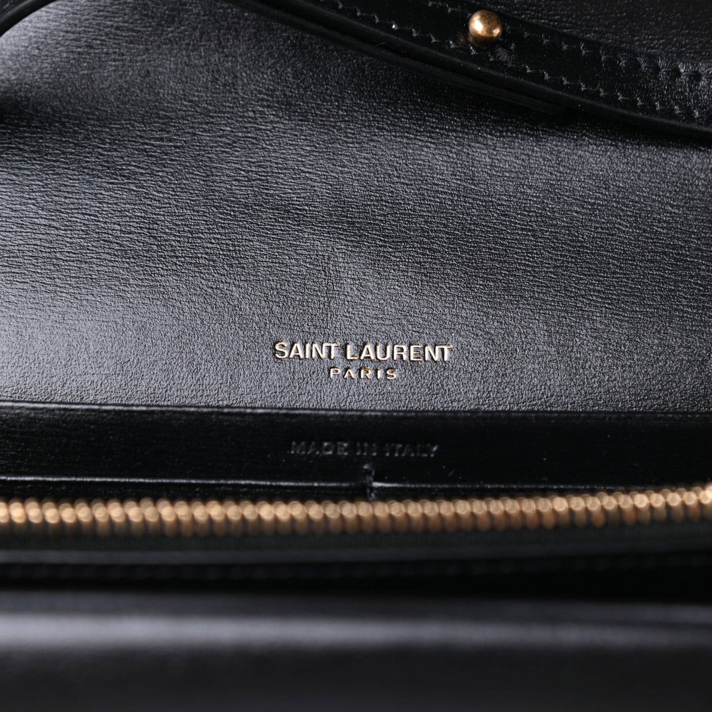 Smooth Calfskin Monogram Sulpice Chain Wallet Black