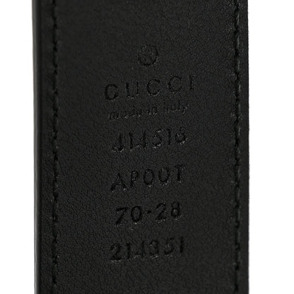 Gucci Calfskin Double G 30mm 70 28 Belt Black 3 of 6