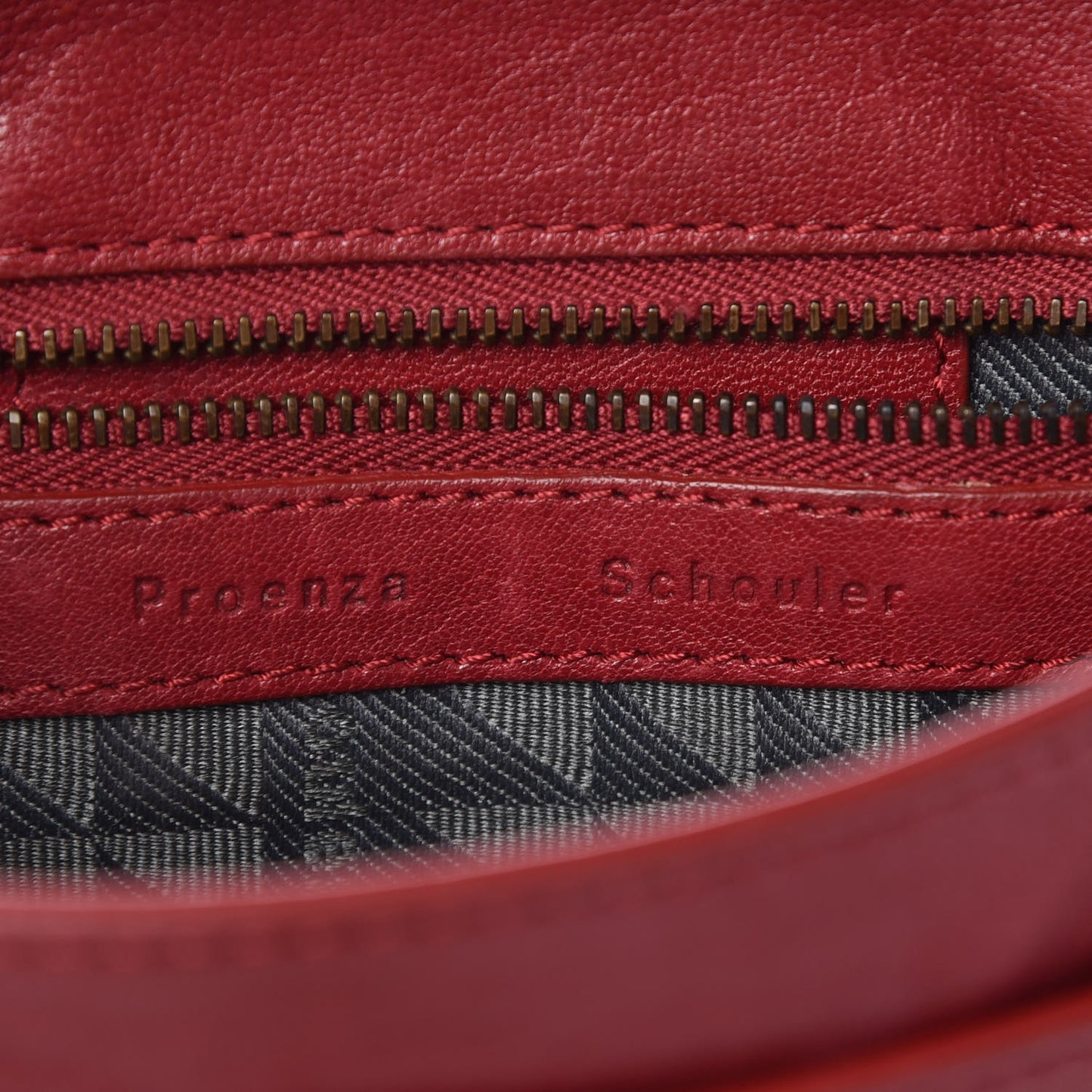 Lambskin PS1 Mini Pouch Messenger Bag Burgundy