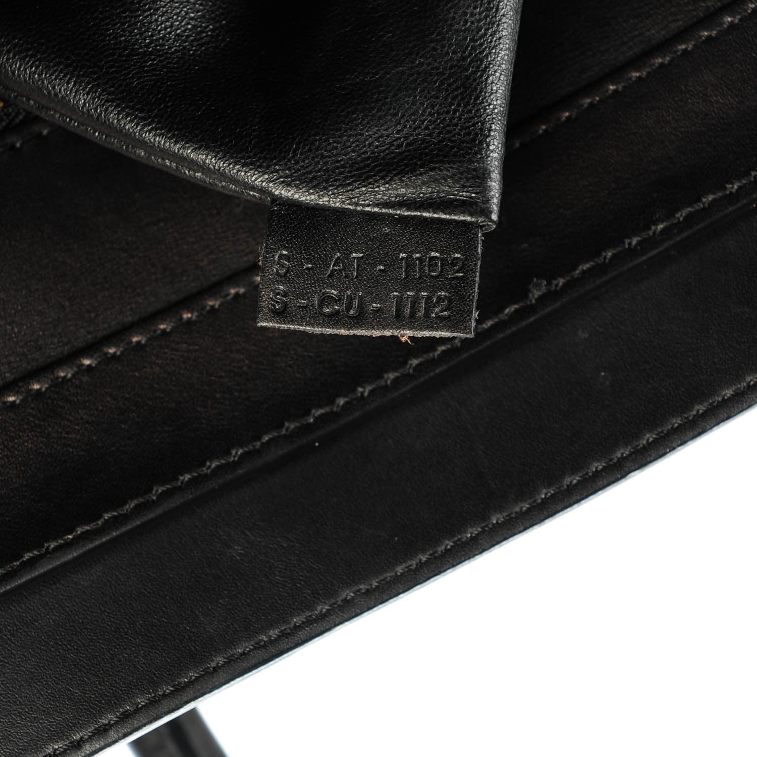 Celine Smooth Calfskin Shrunken Lambskin Mini Bi-Color Luggage Black White 8 of 10